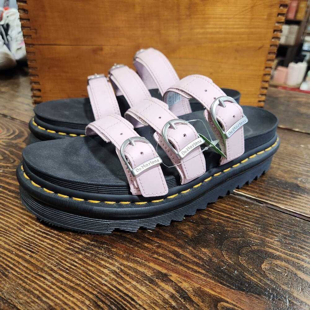Dr. Martens Light Pink Platform Sandals